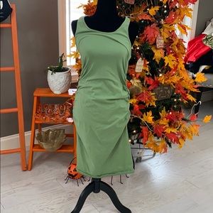 Size large green tank dress